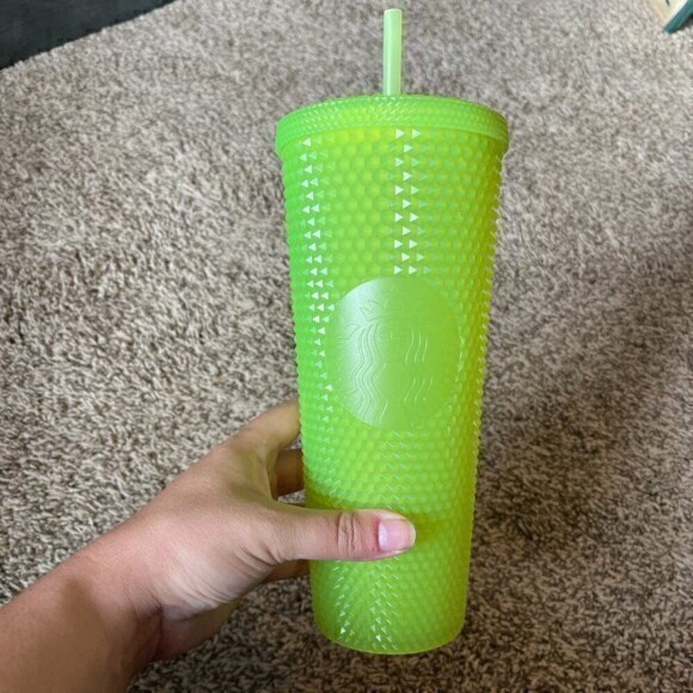Starbucks Glow In the Dark 24oz studded tumbler